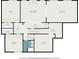 Basement floor plan featuring bedrooms, recreation room, Gathering room, utility room, and storage at 3015 Southmoor Trce, Roswell, GA 30075
