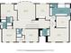 Second story floor plan features primary suite, bedrooms, bathrooms, sitting room, office and laundry room at 3015 Southmoor Trce, Roswell, GA 30075