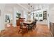 Spacious eat-in kitchen with terracotta tile, an island, and white cabinets at 508 Hastings Dr, Peachtree City, GA 30269