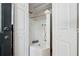 Shower in garage at 508 Hastings Dr, Peachtree City, GA 30269