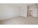 A neutral bedroom is shown with ample closet space and an ensuite bathroom at 158 Palisade Dr, Rydal, GA 30171