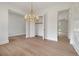 Elegant dining room with hardwood floors and large windows at 158 Palisade Dr, Rydal, GA 30171