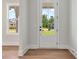 Inviting entryway with hardwood floors and natural light at 158 Palisade Dr, Rydal, GA 30171