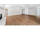 Bright, spacious living room with wood floors, and recessed lighting at 845 Creek Trail Northwest Nw Trl, Kennesaw, GA 30144