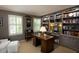 Office featuring built-in bookshelves and a desk area at 40 Olde Ivy Ne Sq, Atlanta, GA 30342