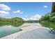 Dockside view showcasing the lake and boat slip, enhancing the waterfront lifestyle at 451 Wilderness Camp Rd, White, GA 30184
