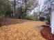Large backyard featuring lots of trees and space at 2068 Verbena Nw St, Atlanta, GA 30314