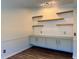 Office space with built-in shelves and storage cabinets at 2610 Stokesley Way, Snellville, GA 30078