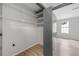 Bedroom walk-in closet with wood floors and metal shelving at 3072 Revere Ct, Atlanta, GA 30340