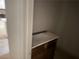 Bathroom vanity with marble countertop and dark-stained wood cabinet at 4110 Post Gate Ct, Cumming, GA 30040