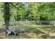 Wide open backyard that features ample lawn space at 200 Robin Hood Ln, Hampton, GA 30228
