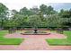 Beautiful landscaped courtyard with water feature, green spaces and benches at 3657 Peachtree Ne Rd # 4A, Atlanta, GA 30319
