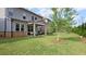 Expansive backyard with a covered patio, perfect for outdoor living and entertaining in a private setting at 3860 Oxford Park Ln, Cumming, GA 30040