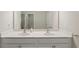 Bathroom features a double vanity with a white countertop and and sink at 3860 Oxford Park Ln, Cumming, GA 30040