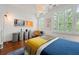 Bedroom with bright light, hardwood floors and contemporary decor at 422 Bill Kennedy Se Way, Atlanta, GA 30316
