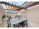 Relaxing rooftop terrace with stylish outdoor furniture, shade cover, and scenic views at 422 Bill Kennedy Se Way, Atlanta, GA 30316