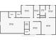 Detailed floor plan highlighting the layout of the upper level, including bedrooms and bathrooms at 5427 Highway 81, Loganville, GA 30052