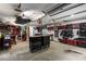 Spacious garage fully stocked with tools and supplies and lots of storage at 5714 Braddock Ct, Atlanta, GA 30350