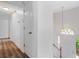 Bright hallway with clean walls, overhead lighting, and modern door at 87 Fair Havens Dr, Hiram, GA 30141