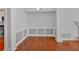 Bright dining room featuring hardwood floors and classic wainscoting at 1261 Lavista Ne Rd # E-8, Atlanta, GA 30324