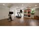 Spacious home gym features high-end equipment and ample workout space at 1860 Anjaco Nw Rd, Atlanta, GA 30309