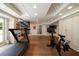 Bright home gym with high end equipment, and plenty of space for working out at 1860 Anjaco Nw Rd, Atlanta, GA 30309