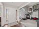 Inviting living room with hardwood floors, neutral wall color, and an open floorplan at 192 Sandhurst Ct, Suwanee, GA 30024