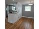 Bright eat-in kitchen featuring granite countertops and stainless steel refrigerator at 48 Peachtree Ne Ave # 321, Atlanta, GA 30305