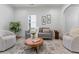 Comfortable living room featuring stylish furniture, neutral decor, and ample natural light at 995 Lena Nw St, Atlanta, GA 30314