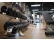 Well-equipped gym featuring a variety of weights and exercise equipment for residents to enjoy at 400 17Th St # 2325, Atlanta, GA 30363