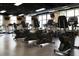 Apartment building fitness center with stationary bikes for cardio exercise at 400 17Th St # 2325, Atlanta, GA 30363