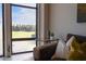 Comfortable living room showcasing scenic golf course view through large windows at 400 17Th St # 2325, Atlanta, GA 30363