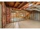 Unfinished basement space with wooden beam structure at 2132 Wrights Mill Ne Cir, Atlanta, GA 30324