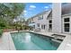 Backyard oasis featuring a refreshing swimming pool and patio with outdoor seating at 520 Weatherend Ct, Johns Creek, GA 30022