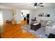 Cozy living room featuring hardwood floors and an open layout at 3854 Bright Star Road, Douglasville, GA 30135