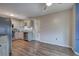 Bright kitchen featuring white cabinets and stainless steel appliances at 80 Broadlands Dr, White, GA 30184