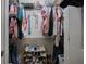 Walk-in closet with ample storage, shoe racks, and organized shelving at 80 Broadlands Dr, White, GA 30184