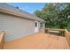 Lovely back deck, with backyard view, perfect for entertaining and enjoying the outdoors at 173 Cline Smith Ne Rd, Cartersville, GA 30121