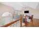 Inviting living room with vaulted ceilings, fireplace, and hardwood floors at 173 Cline Smith Ne Rd, Cartersville, GA 30121