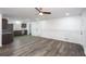 Spacious living area with hardwood flooring and modern detailing at 2279 Hickory Grove Nw Rd, Acworth, GA 30101