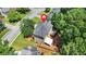 Aerial view of the home, showcasing its location within a well-maintained neighborhood at 3059 Brookgreen Trl, Lawrenceville, GA 30043