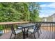 Deck area featuring a table and chairs at 3059 Brookgreen Trl, Lawrenceville, GA 30043