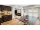 Spacious basement featuring a ping pong table, wet bar with granite counters, and access to the backyard at 4120 Abingdon, Cumming, GA 30041