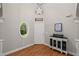 Bright entryway with hardwood floors, neutral walls, and elegant decor at 4120 Abingdon, Cumming, GA 30041