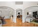 Spacious living room with hardwood floors and an open floor plan at 4120 Abingdon, Cumming, GA 30041