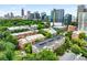 Beautiful aerial view of residential area and the Atlanta Skyline in the background at 1055 Piedmont Ne Ave # 106, Atlanta, GA 30309