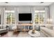 Bright living room features a neutral color palette, plush seating, and large windows at 1055 Piedmont Ne Ave # 106, Atlanta, GA 30309