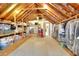 Spacious finished attic for storage with custom built-in shelving and storage at 4853 Carlene Sw Way, Lilburn, GA 30047