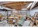 Spacious basement workshop featuring ample workspace, tool storage, and natural light, perfect for any project at 4853 Carlene Sw Way, Lilburn, GA 30047