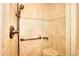 Detailed view of the shower stall featuring bronze hardware at 4853 Carlene Sw Way, Lilburn, GA 30047